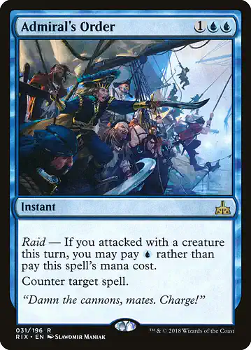Admiral's Order - rix Spoiler