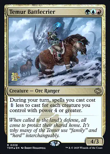 Temur Battlecrier - tdm Spoiler