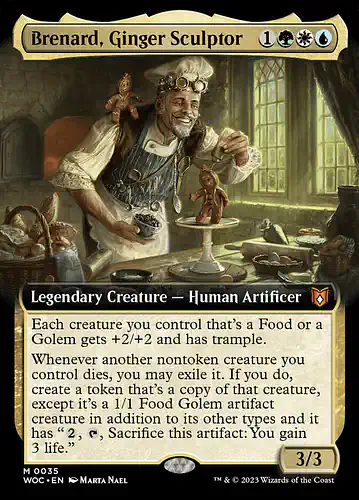 Brenard, Ginger Sculptor - woc Spoiler