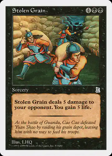 Stolen Grain - ptk Spoiler