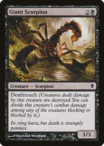 Giant Scorpion - zen Spoiler
