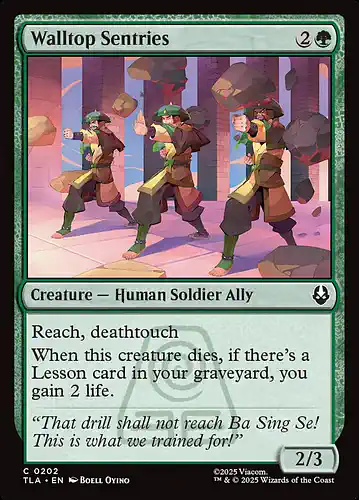 Walltop Sentries - tla Spoiler