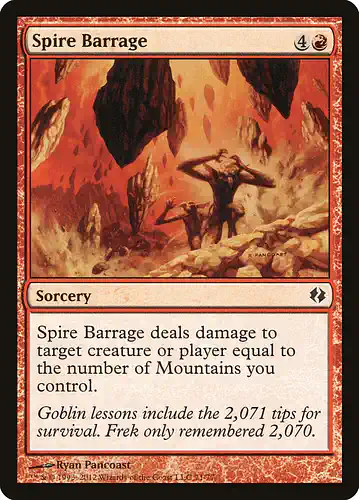 Spire Barrage - ddi Spoiler