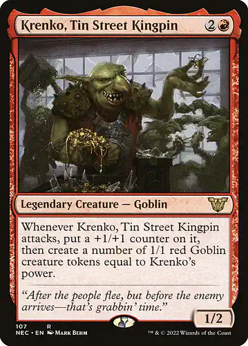 Krenko, Tin Street Kingpin - nec Spoiler