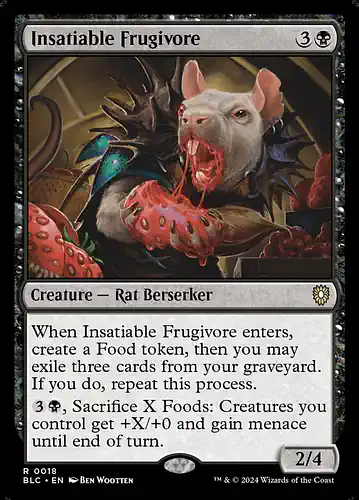 Insatiable Frugivore - blc Spoiler