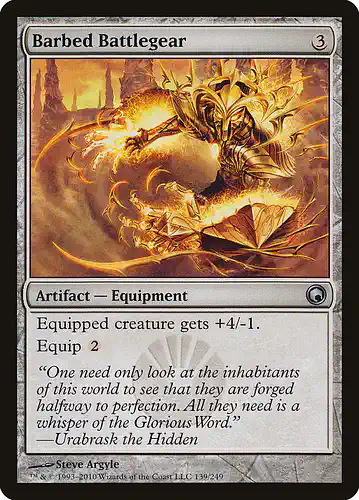 Barbed Battlegear - som Spoiler