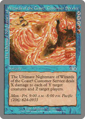 The Ultimate Nightmare of Wizards of the Coast® Customer Service - ugl Spoiler