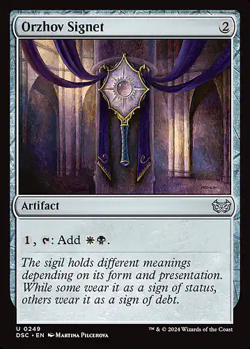 Orzhov Signet - dsc Spoiler