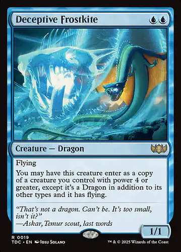 Deceptive Frostkite - tdc Spoiler