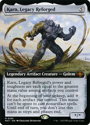 Karn, Legacy Reforged - mat Spoiler