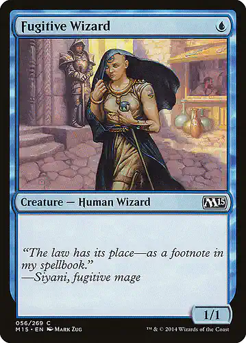 Fugitive Wizard - m15 Spoiler