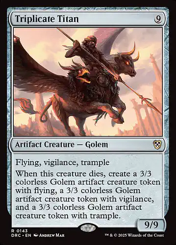 Triplicate Titan - drc Spoiler