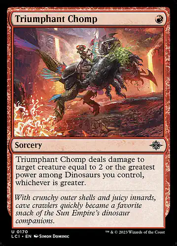 Triumphant Chomp - lci Spoiler