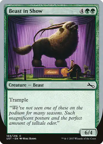 Beast in Show - ust Spoiler