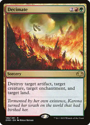 Decimate - dmr Spoiler