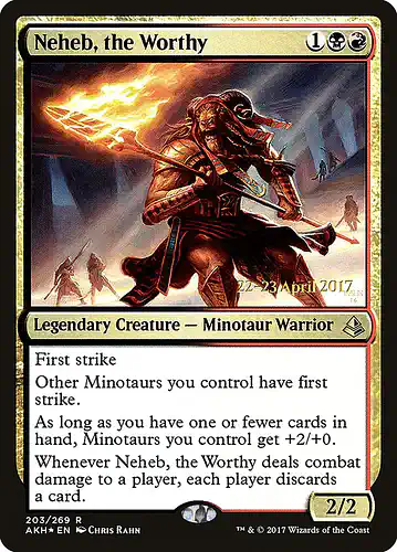 Neheb, the Worthy - akh Spoiler