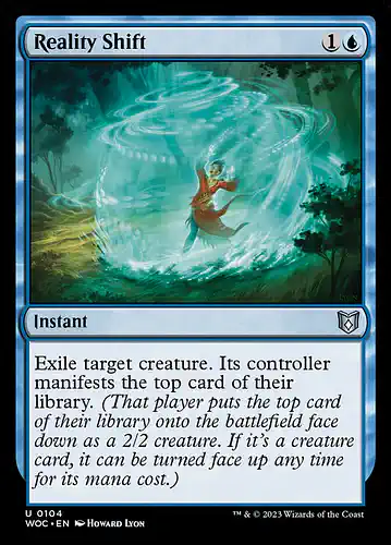 Reality Shift - woc Spoiler