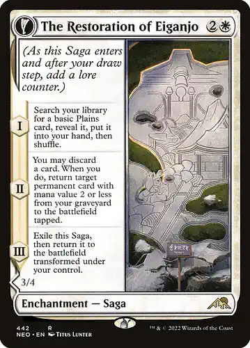 The Restoration of Eiganjo - neo Spoiler
