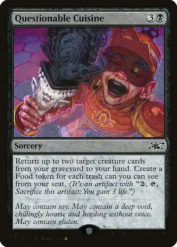 Questionable Cuisine - unf Spoiler