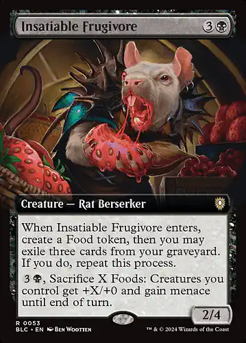 Insatiable Frugivore - blc Spoiler