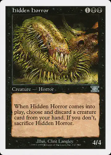 Hidden Horror - 6ed Spoiler