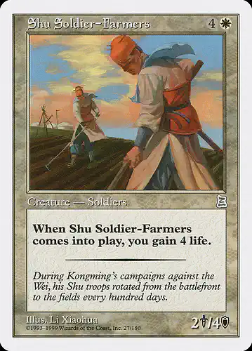 Shu Soldier-Farmers - ptk Spoiler