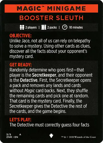 Booster Sleuth - znr Spoiler