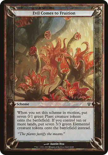 Evil Comes to Fruition - arc Spoiler