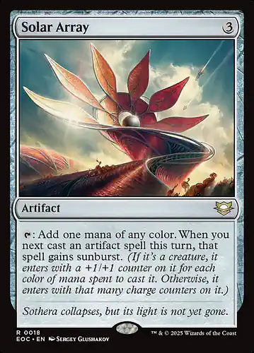 Solar Array - eoc Spoiler