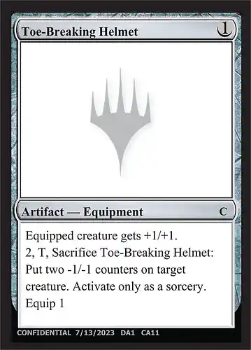 Toe-Breaking Helmet - unk Spoiler