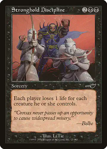 Stronghold Discipline - nem Spoiler