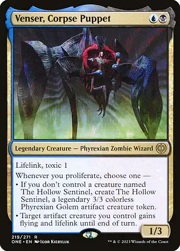 Venser, Corpse Puppet - one Spoiler