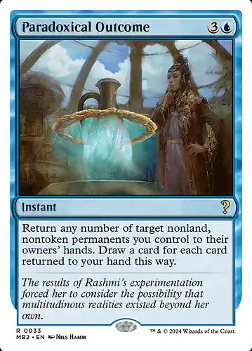 Paradoxical Outcome - mb2 Spoiler