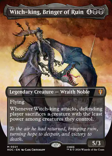 Witch-king, Bringer of Ruin - hoc Spoiler