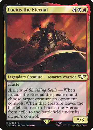 Lucius the Eternal - 40k Spoiler