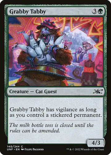 Grabby Tabby - unf Spoiler