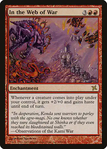 In the Web of War - bok Spoiler