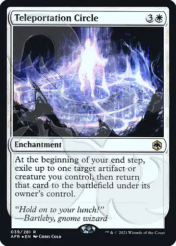 Teleportation Circle - afr Spoiler