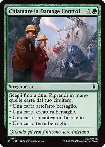 Call Damage Control - msh Spoiler
