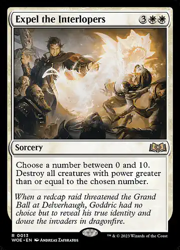 Expel the Interlopers - woe Spoiler