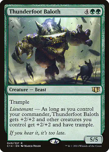 Thunderfoot Baloth - c14 Spoiler