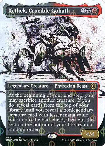 Kethek, Crucible Goliath - one Spoiler
