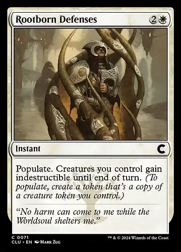 Rootborn Defenses - clu Spoiler