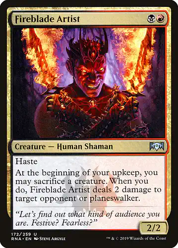 Fireblade Artist - rna Spoiler