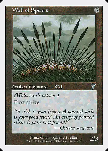 Wall of Spears - 7ed Spoiler
