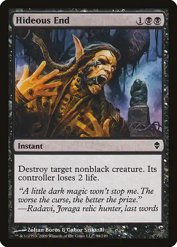 Hideous End - zen Spoiler