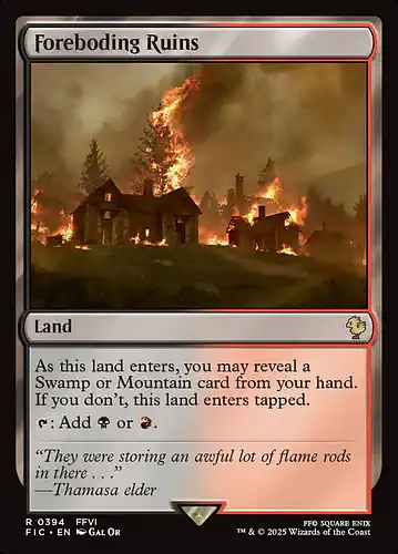 Foreboding Ruins - fic Spoiler