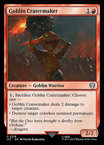 Goblin Cratermaker - ltc Spoiler