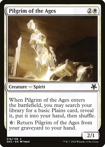Pilgrim of the Ages - gn3 Spoiler