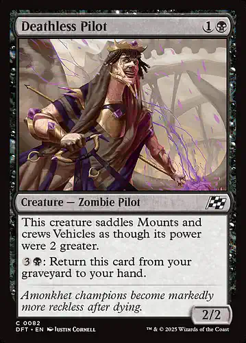 Deathless Pilot - dft Spoiler